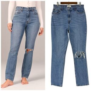 Abercrombie & Fitch Jeans 14L‎ (32) 90s Slim Straight Curve Love Ultra High Rise
